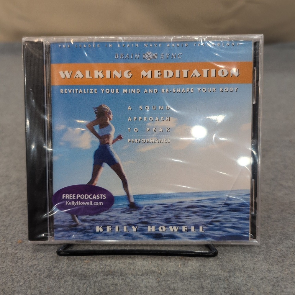 Kelly Howell Walking Meditation Brain Sync Audio CD New Sealed 1-881451-80-1 NOS